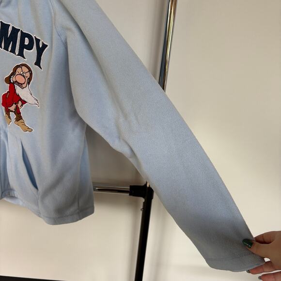 Y2K Disney Vintage Grumpy Fleece Hoodie Sweatshirt Disneyworld Snow White XL - Picture 6 of 11
